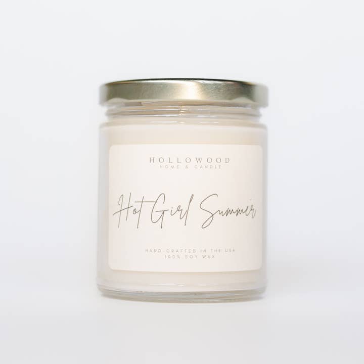 Hollowood Home and Candle - Wholesale Jar/Filled Candle - HOT GIRL SUMMER | SUMMER | 8 OZ CANDLE