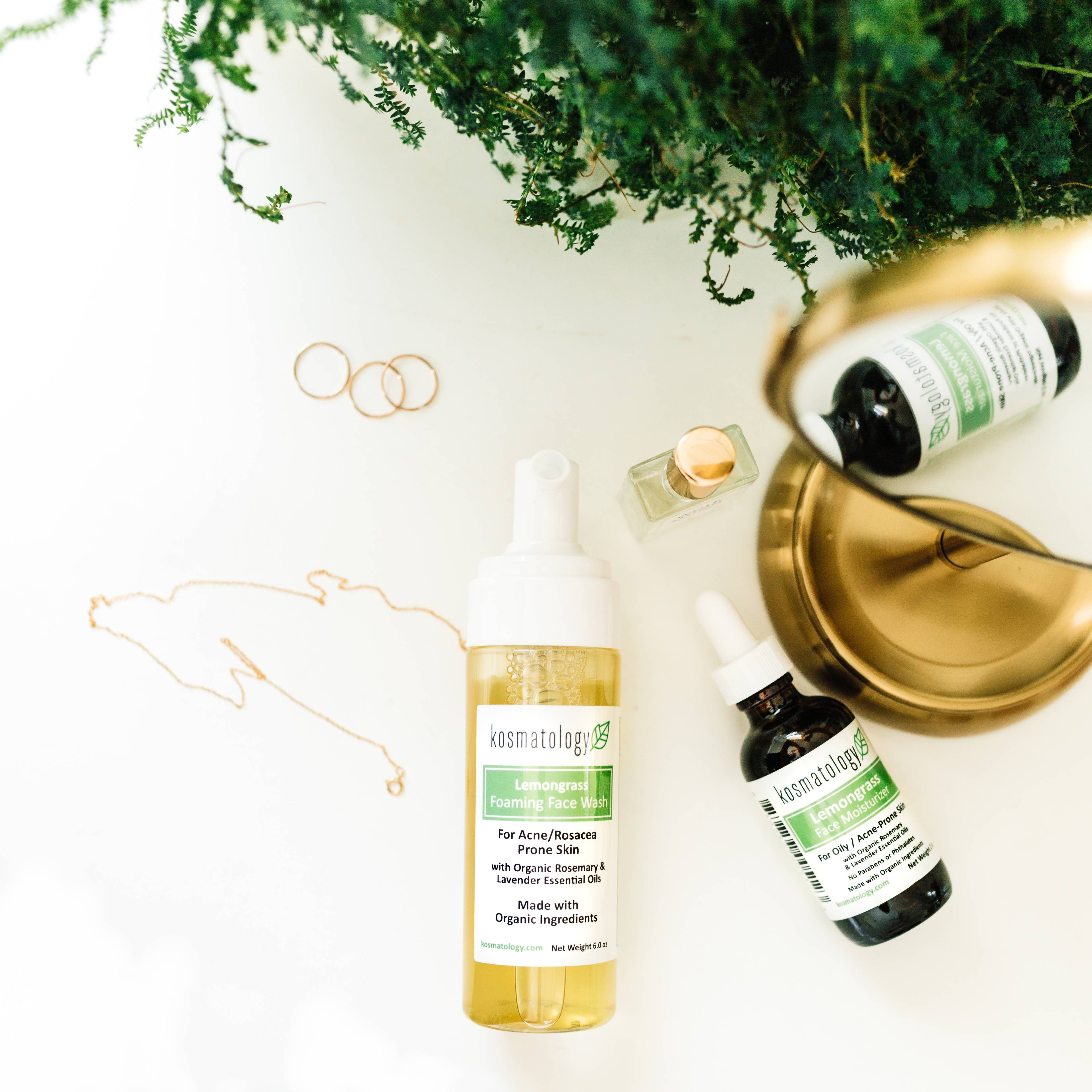 Kosmatology - Wholesale Facial Cleanser - Lemongrass Foaming Facial Wash for Acne | Organic - 6 oz3