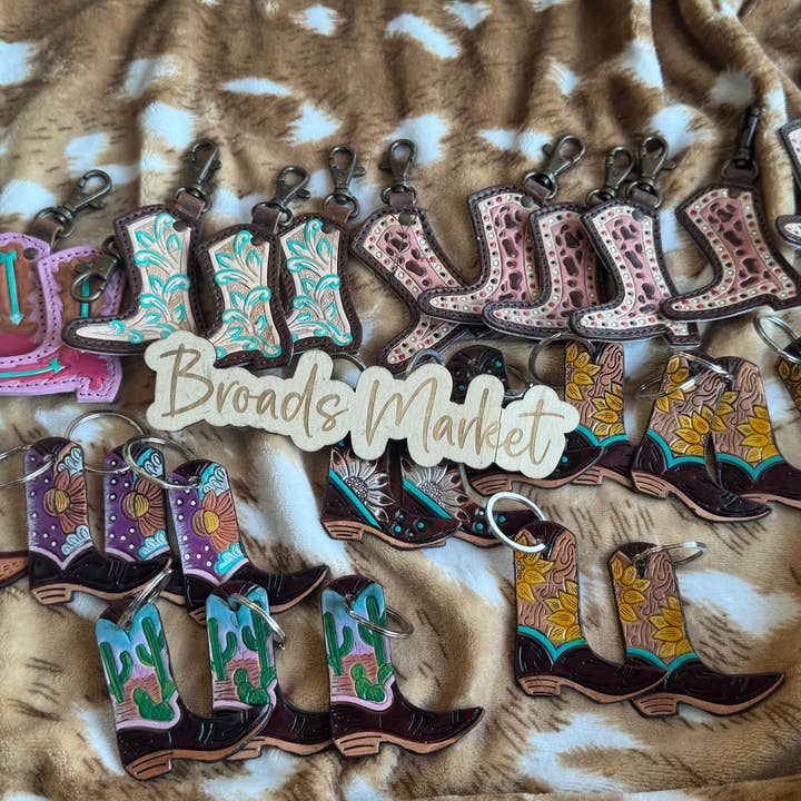Tooled Leather Boot Keychains and other Purchase Wholesale boot keychain. Free Returns & Net 60 Terms on Faire trending on Faire.