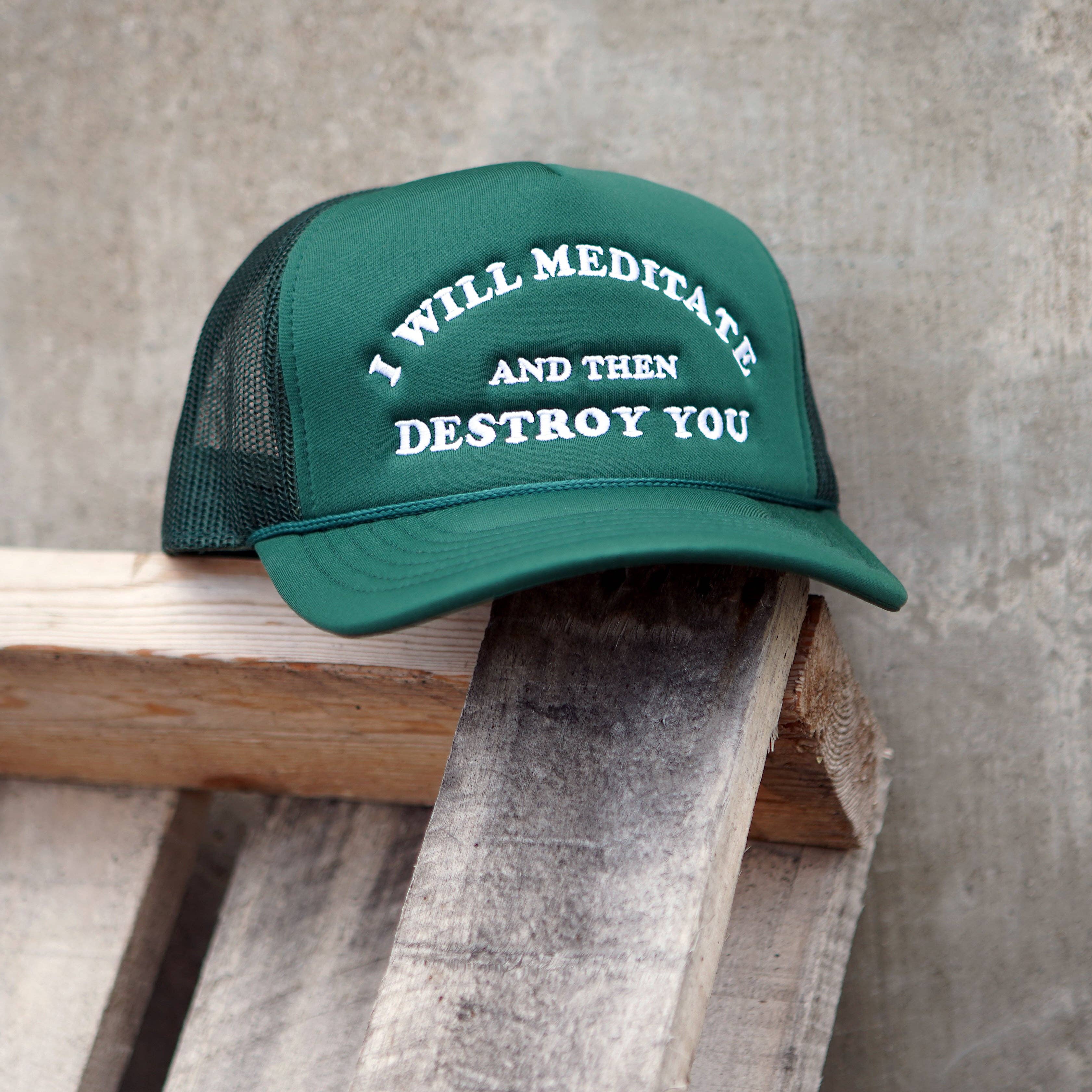 Stuntin Goods - Wholesale Trucker Hat - Unisex - Yoga Flame Foam Trucker Hat7