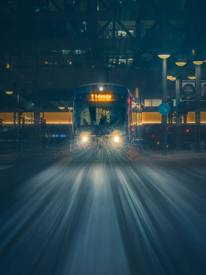 Stockholm Plakat - Vinter myldretid! for engroshandel hos Posters & Puzzles