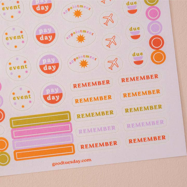Good Tuesday (Once Upon a Tuesday) - Wholesale Sticker - Planner & Calendar Stickers | Recycled Paper Stickers4