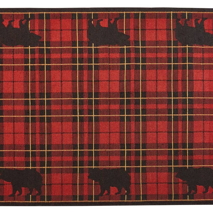 Sportsman Plaid Indoor&Outdoor Rug 3' x 5' for wholesale by Park Designs