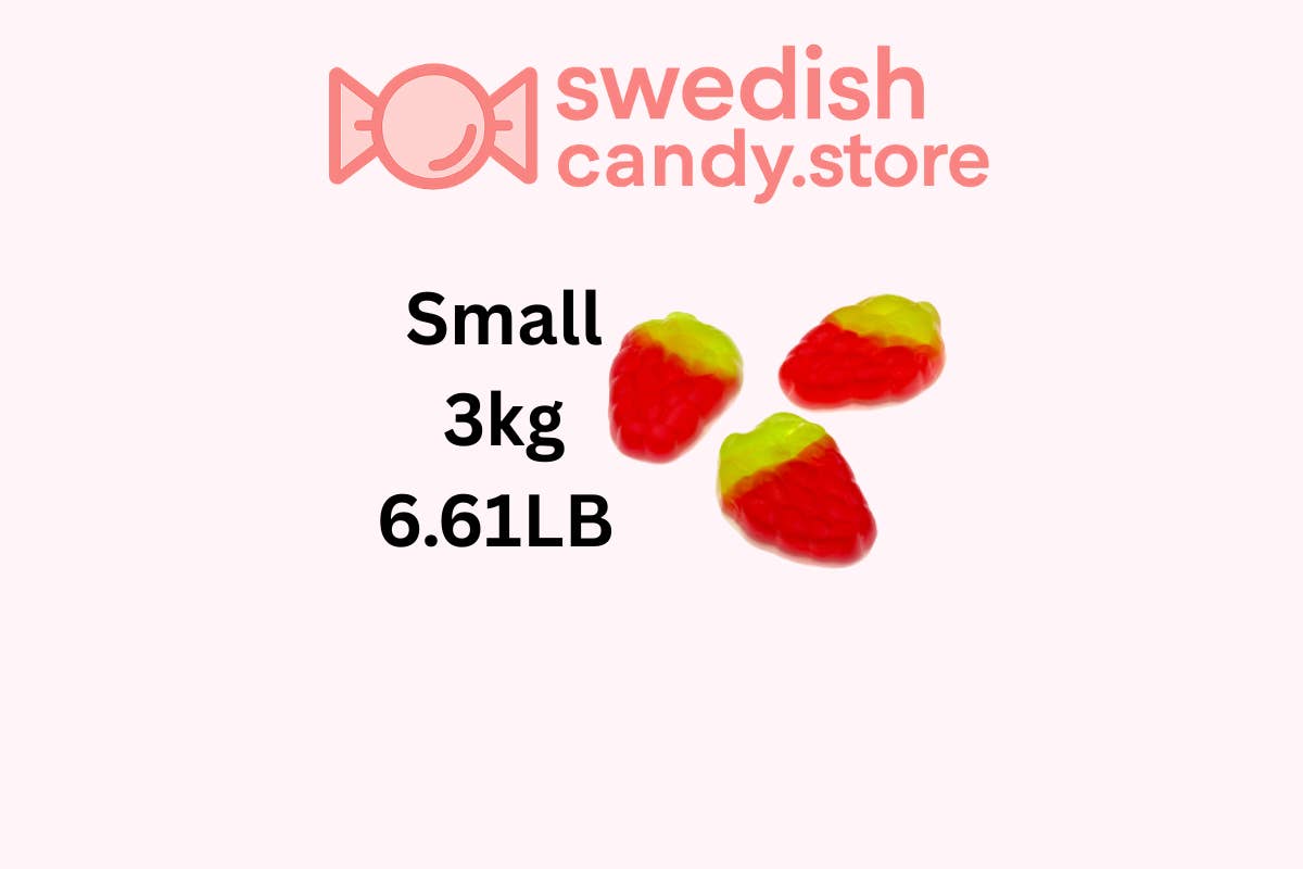 Swedish Candy.Store - Swedish Candy - Wholesale Gummy - Swedish Candy-Strawberry Foam Jelly 3kg/6.61lb