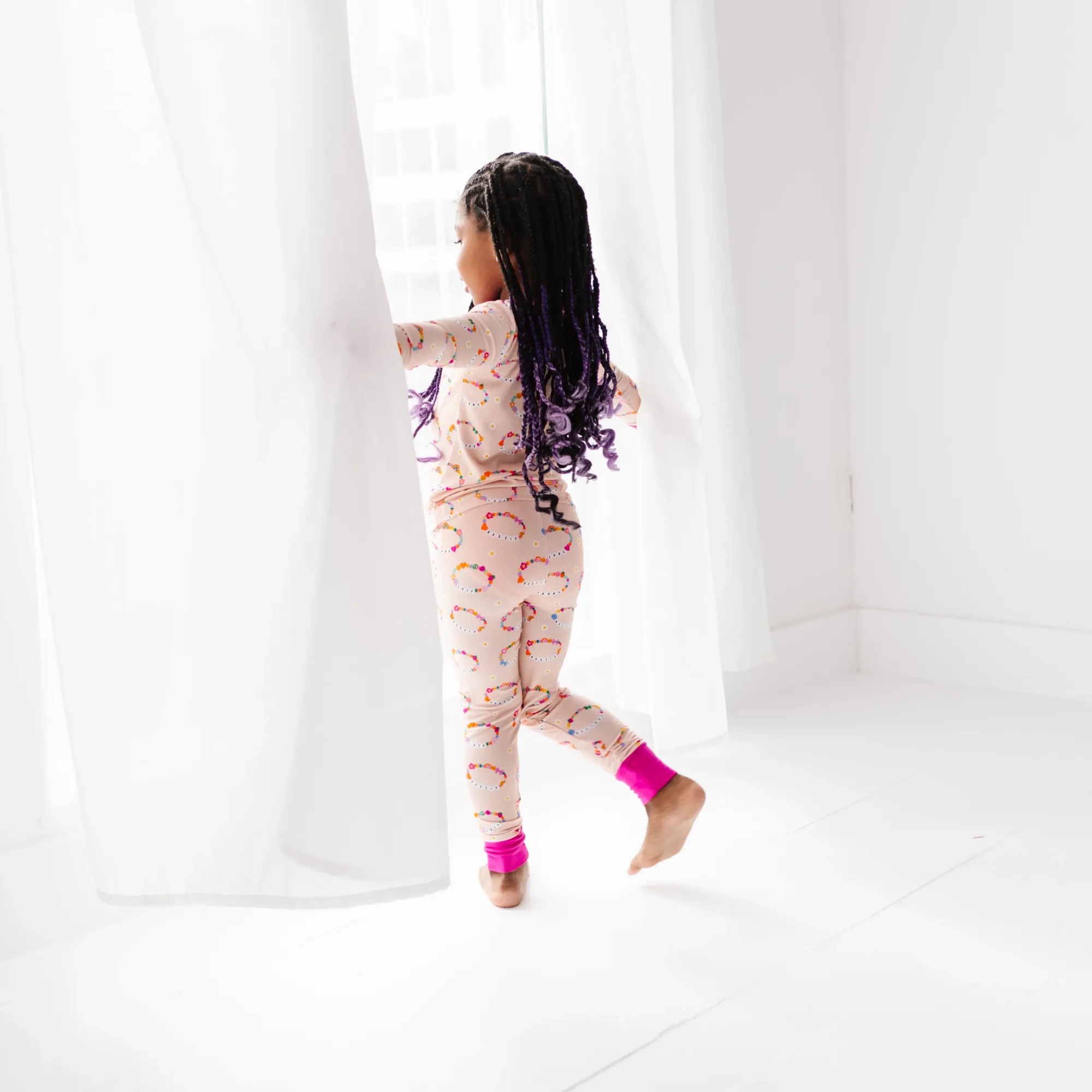 Kiki + Lulu – wholesale Sleepwear set – Kids – In My Bestie Era Ribbed Toddler/Big Kid Pajamas7