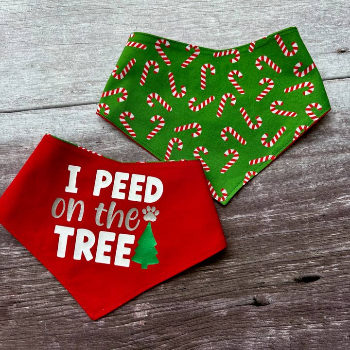 CHRISTMAS | Bandana | I Peed on the Tree for wholesale by Baxter's Boutique