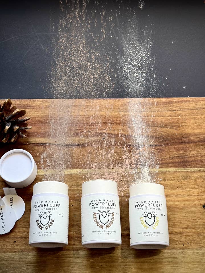 PowerFluff Dry Shampoo for wholesale by Wild Hazel