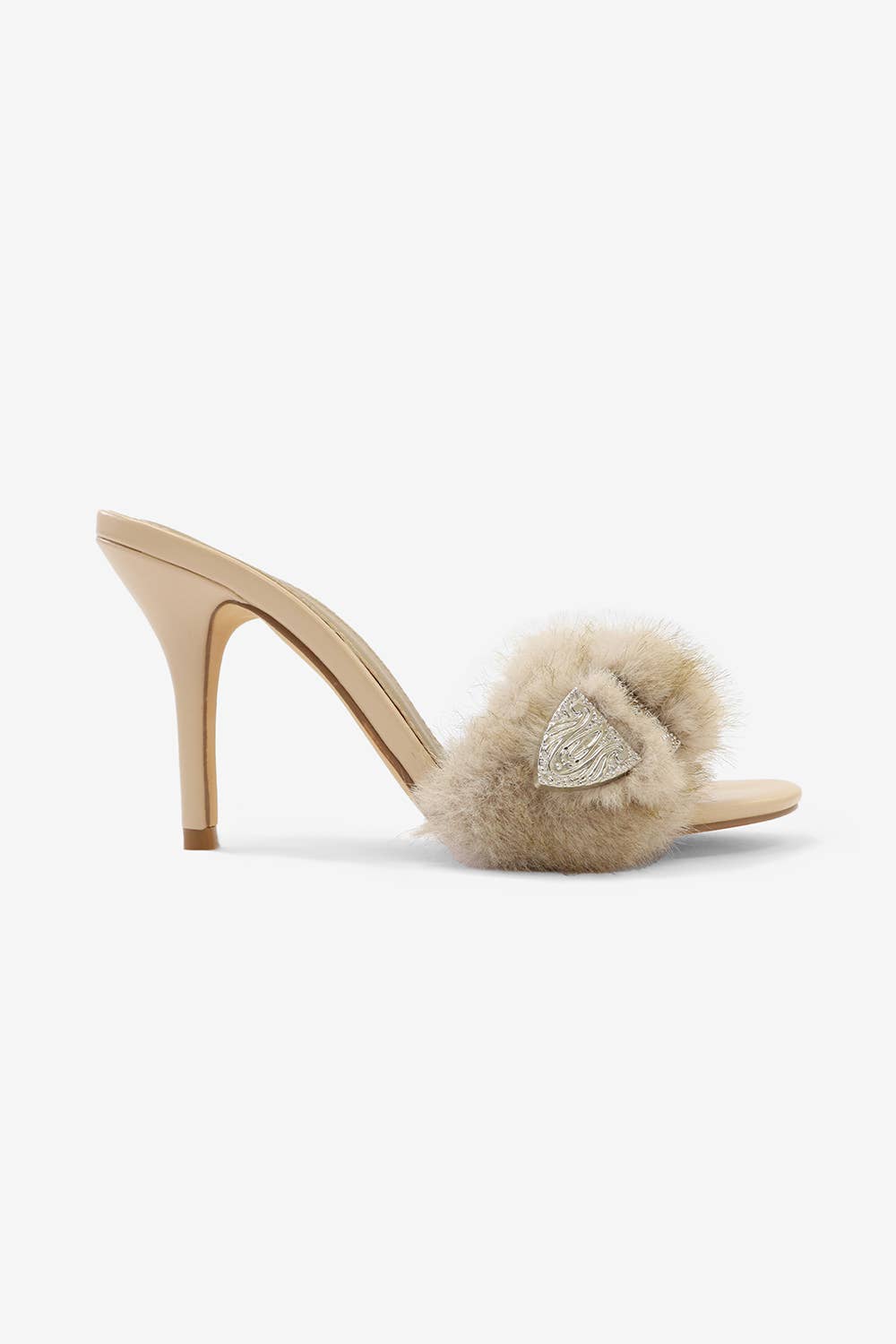 Lemonade Shoes – Engroshandel Højhælede sko - Dame – CHAIRMAN- Pelsmuldhæl med udsmykning8