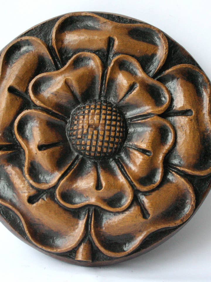English Tudor Rose - Reproduction Medieval Cathedral Carving for wholesale by Oakapple Designs Ltd