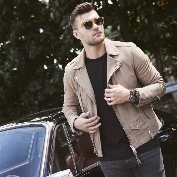 Bhoma - Mens Designer Jewelry - Wholesale Jewelry Set - Saturday Stack: CZ Bead Bracelet Paired with Leather Bracelet7