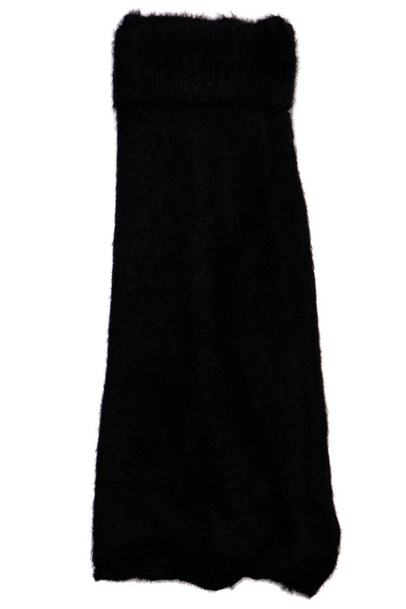 ASSORTED Fuzzy Flared Baggy Knitted Y2k Leg Warmers for wholesale on Faire6