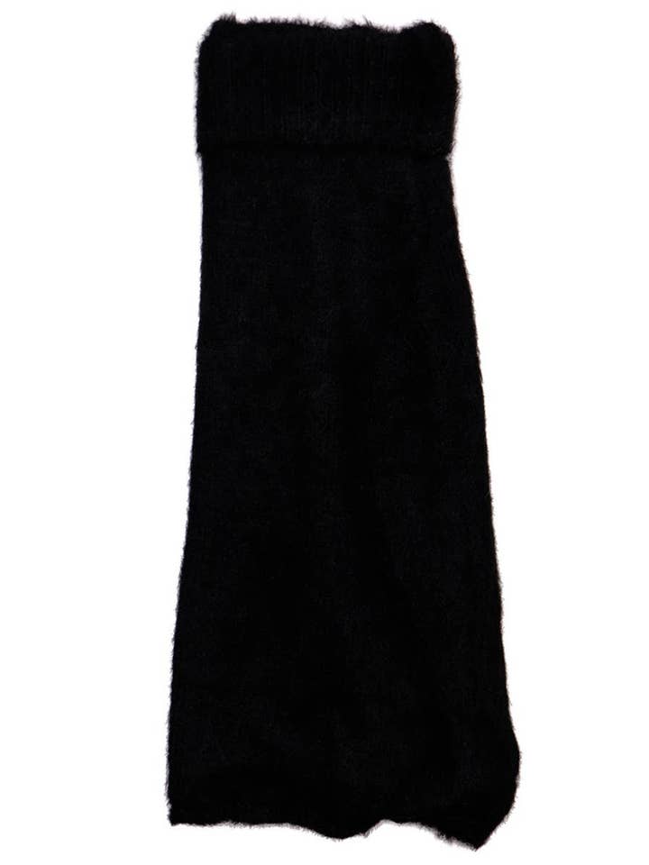 ASSORTED Fuzzy Flared Baggy Knitted Y2k Leg Warmers for wholesale on Faire6