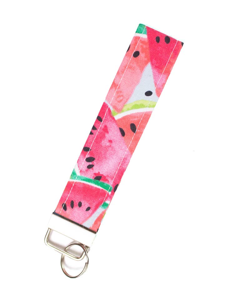 Watermelon Key Fob Wristlet Keychain for wholesale by TesMade Creations
