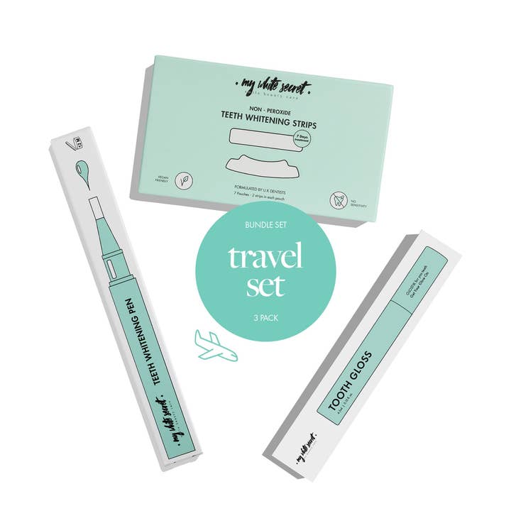 The Travel Set for wholesale by My White Secret