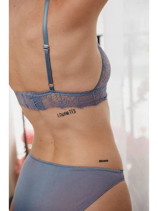 OLLY LINGERIE - Wholesale Underwear - Women's - Liao myosotis romantic panties in organic cotton5