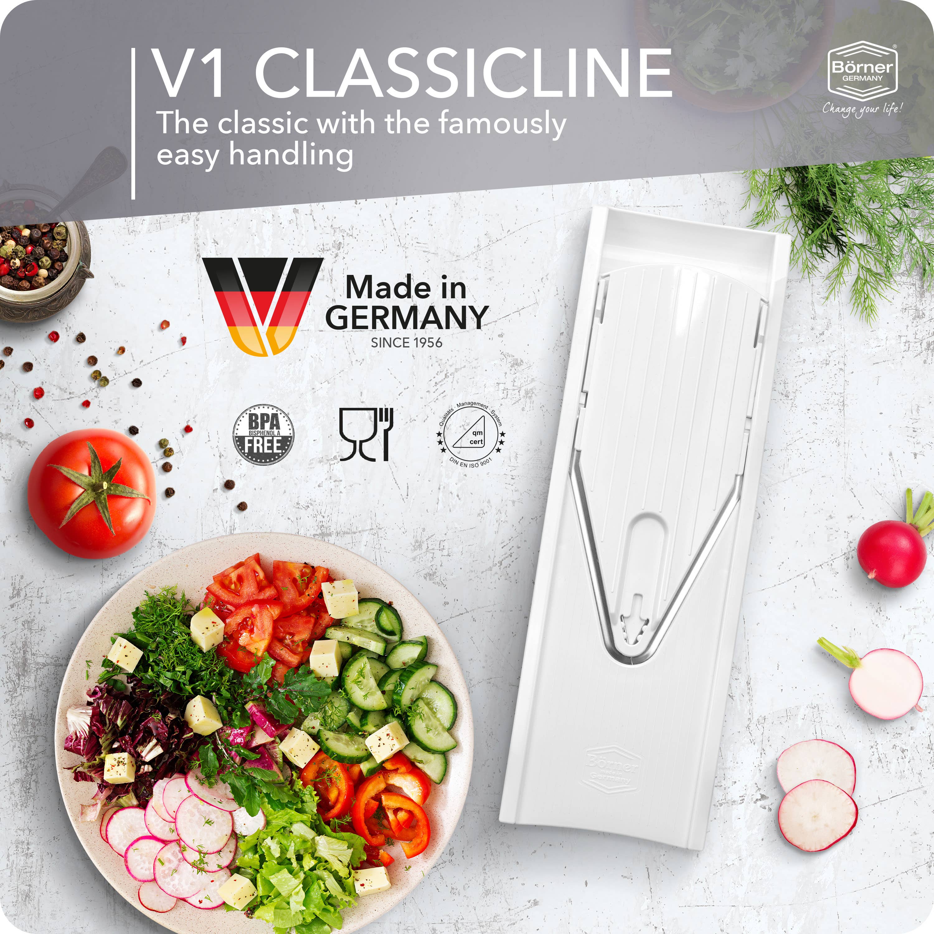 Reston Lloyd - Wholesale Grater - Börner Germany, V1 Mandoline Basic Set5