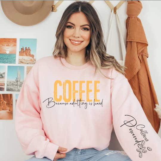 Coffee Sweatshirt for wholesale by Carolina Moon
