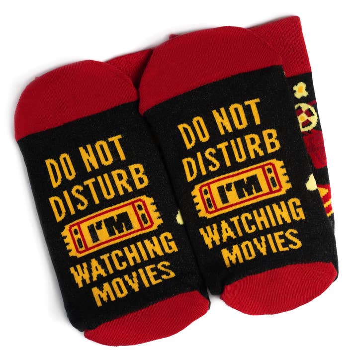 Lavley - Wholesale Socks - Unisex - Do Not Disturb, I'm Watching Movies Socks6