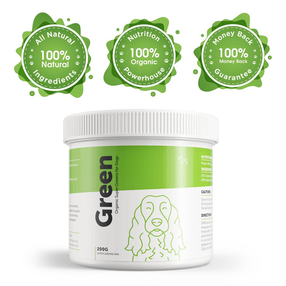 Dog's Lounge - Wholesale Pet Supplement - Dog - GREEN – Organic Super Greens Supplement for Dogs and Puppies5
