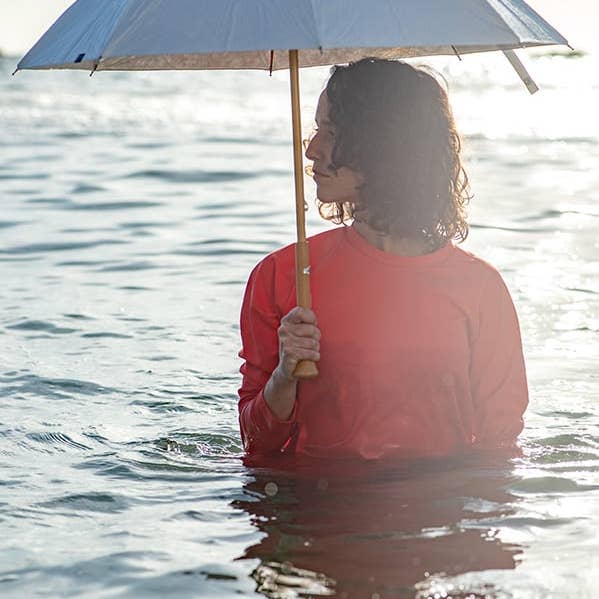 UV-beskyttende paraply UPF 50+ - LAVET I FRANKRIG for engroshandel hos SOWAY CHAPEAUX ET VETEMENTS ANTI-UV