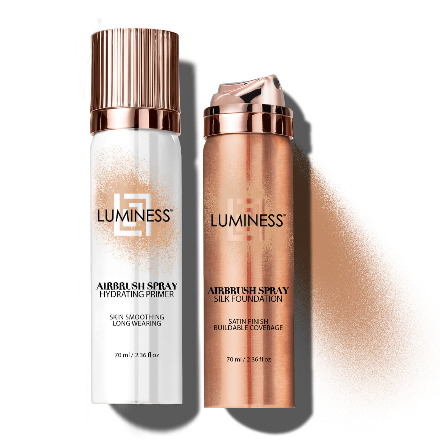 LUMINESS - Wholesale Face Makeup Primer - Airbrush Spray Silk Foundation & Hydrating Primer Kit37
