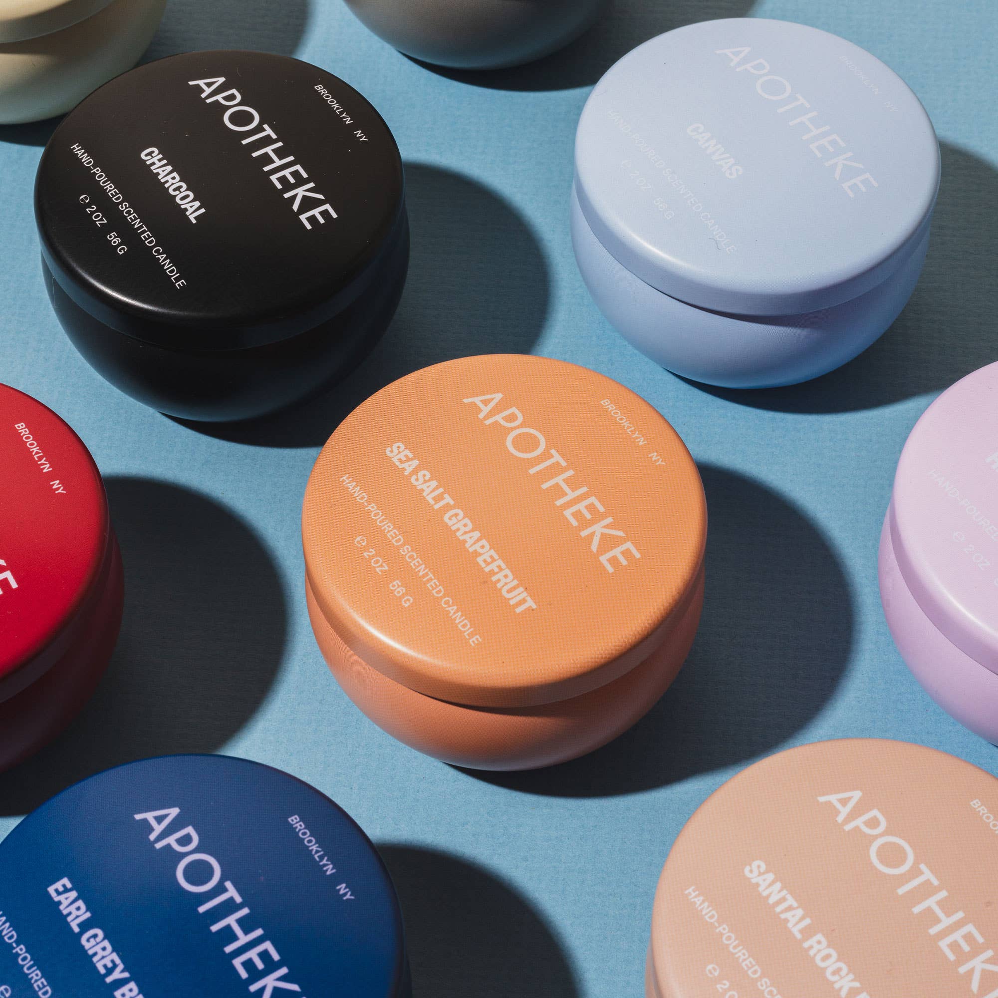 Apotheke - Venta al por mayor Vela aromática de viaje - Vela en Lata Mini de Vetiver Blanco2