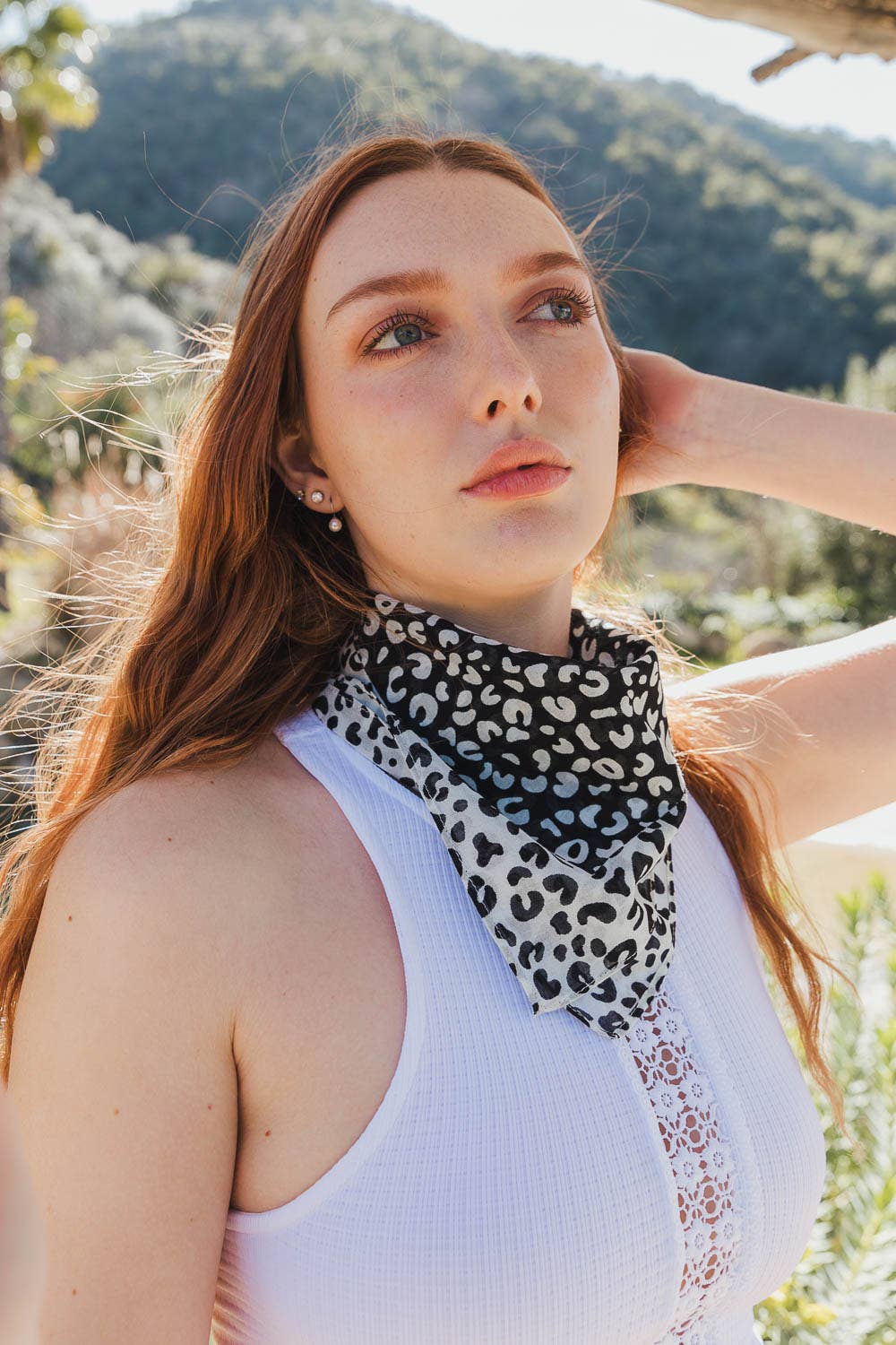 Leto Accessories - Wholesale Bandana - Women's - 🐆 Cheetah Print Bandana in Rust, Lime Mustard, Black3