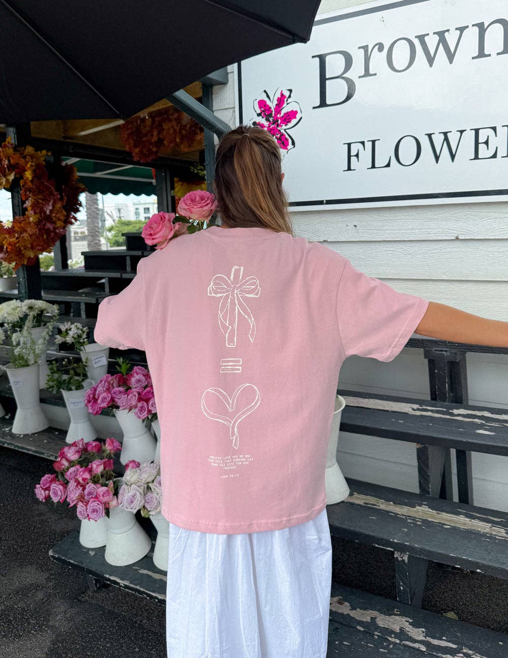 Elevated Faith - Wholesale Screen Printed T-Shirt - Women's - No Greater Love Unisex Tee7