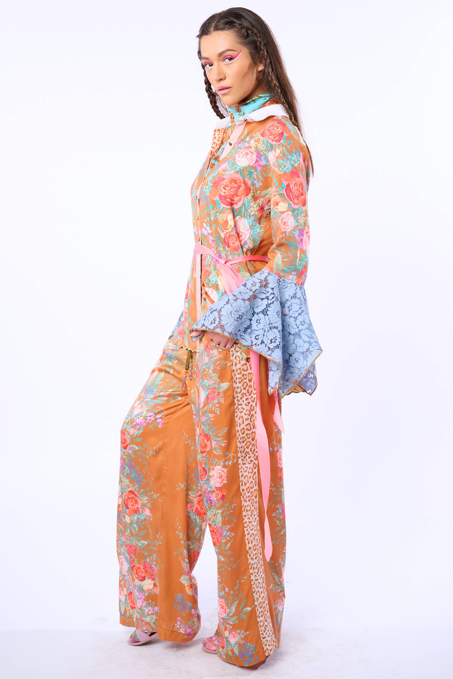 Kobberroseprint Valentina Skjorte for engroshandel på Faire29