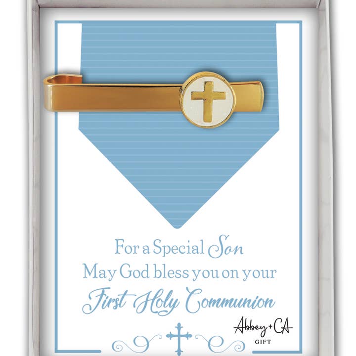 Første kommunion Cross Tie Bar for engroshandel hos Abbey + CA Gift