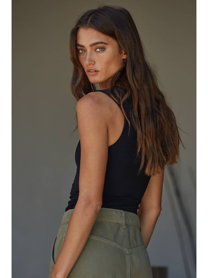 By Together – wholesale Linne (Tryckt) - Dam – S1187N | Dubbelskiktad sömlös topp2