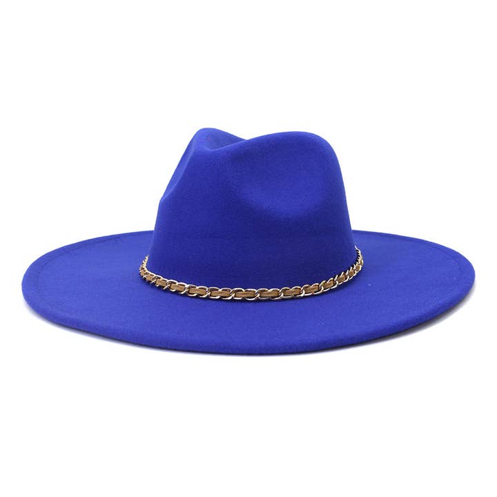 Suzie Q USA - Wholesale Fedora - Women's - Camel Chain Big Brim Peach Heart Top Hat16