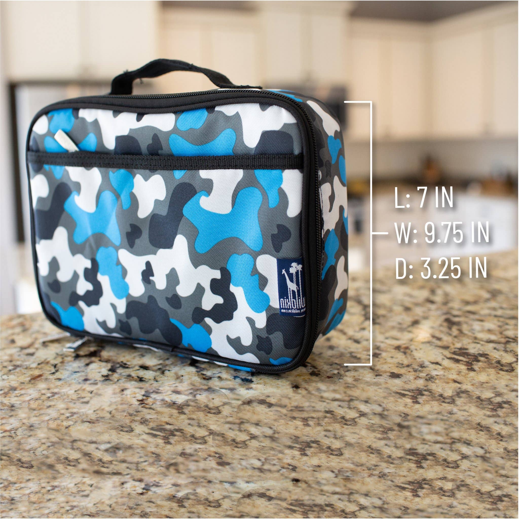 Wildkin - Wholesale Lunch Bag/Box - Kids - Blue Camo Lunch Box1