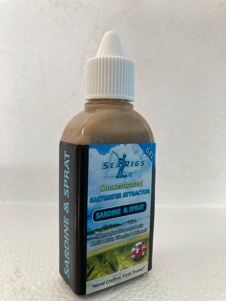 Saltwater Attractor Gel - SARDINE & SPRAT-Liquid Sea Fishing for wholesale by SEARIGS UK LTD
