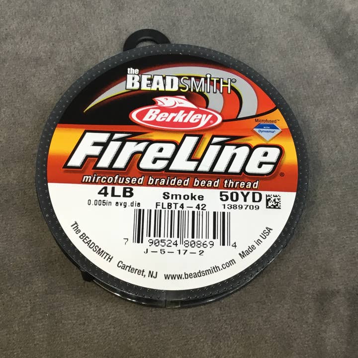 Durable Fireline® Braided Thread – 4lb, Smoke Gray, 50 Yards for wholesale by Only Beads