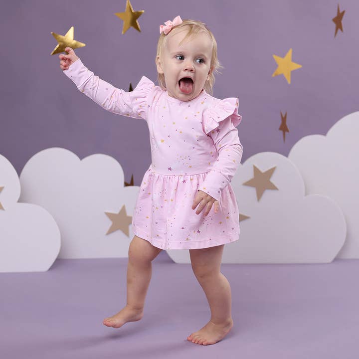 Snuggle Hunny - Wholesale Dress – Baby - Twinkle Long Sleeve Organic Dress11