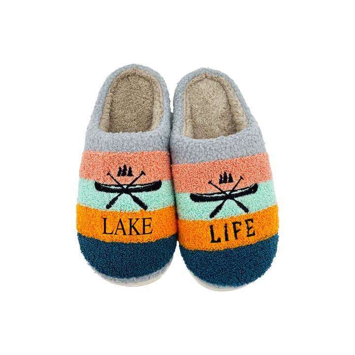 Northern Icons Creations INC - Wholesale Slippers - Unisex - Lake Life Legends Slippers Cozy SLIPPERS