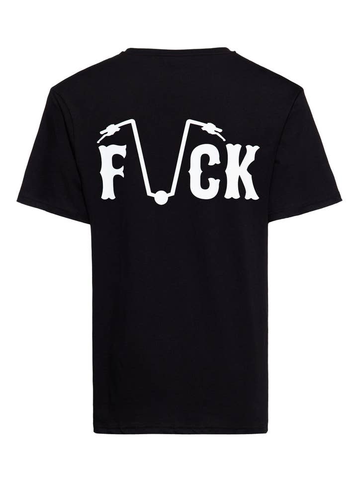 nero T-shirt «Fucki» edizione Lucki Maurer in vendita all'ingrosso su Faire