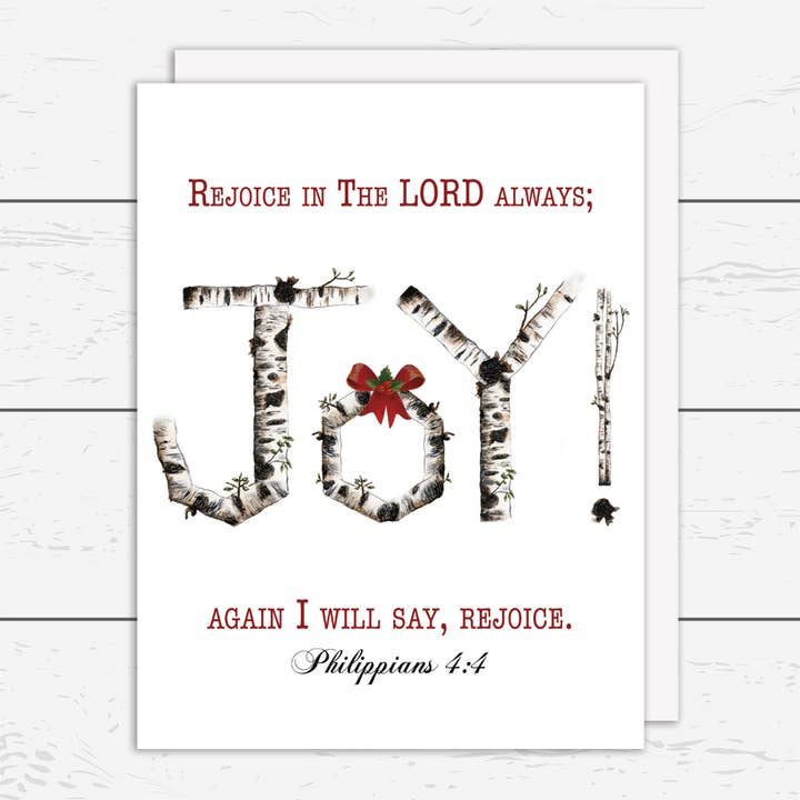 Tarjeta de Navidad Joy para venta al por mayor de Snorty Morty Designs