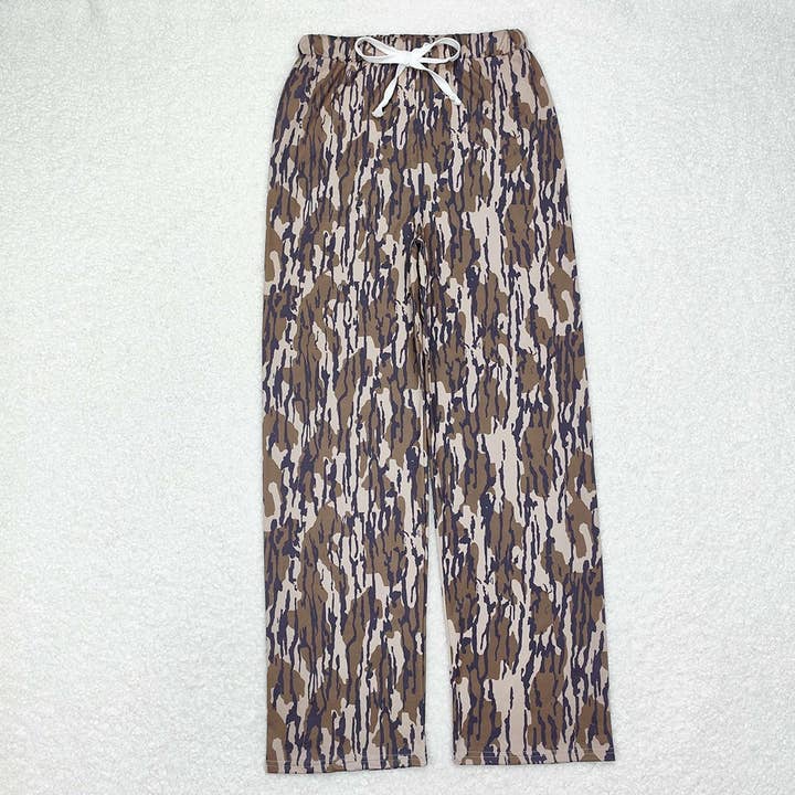 Aier Wholesale - Wholesale Sleepwear Set - Kids - Family Kids Adult Bottomland Camo Pajamas Lounge Wear Sets