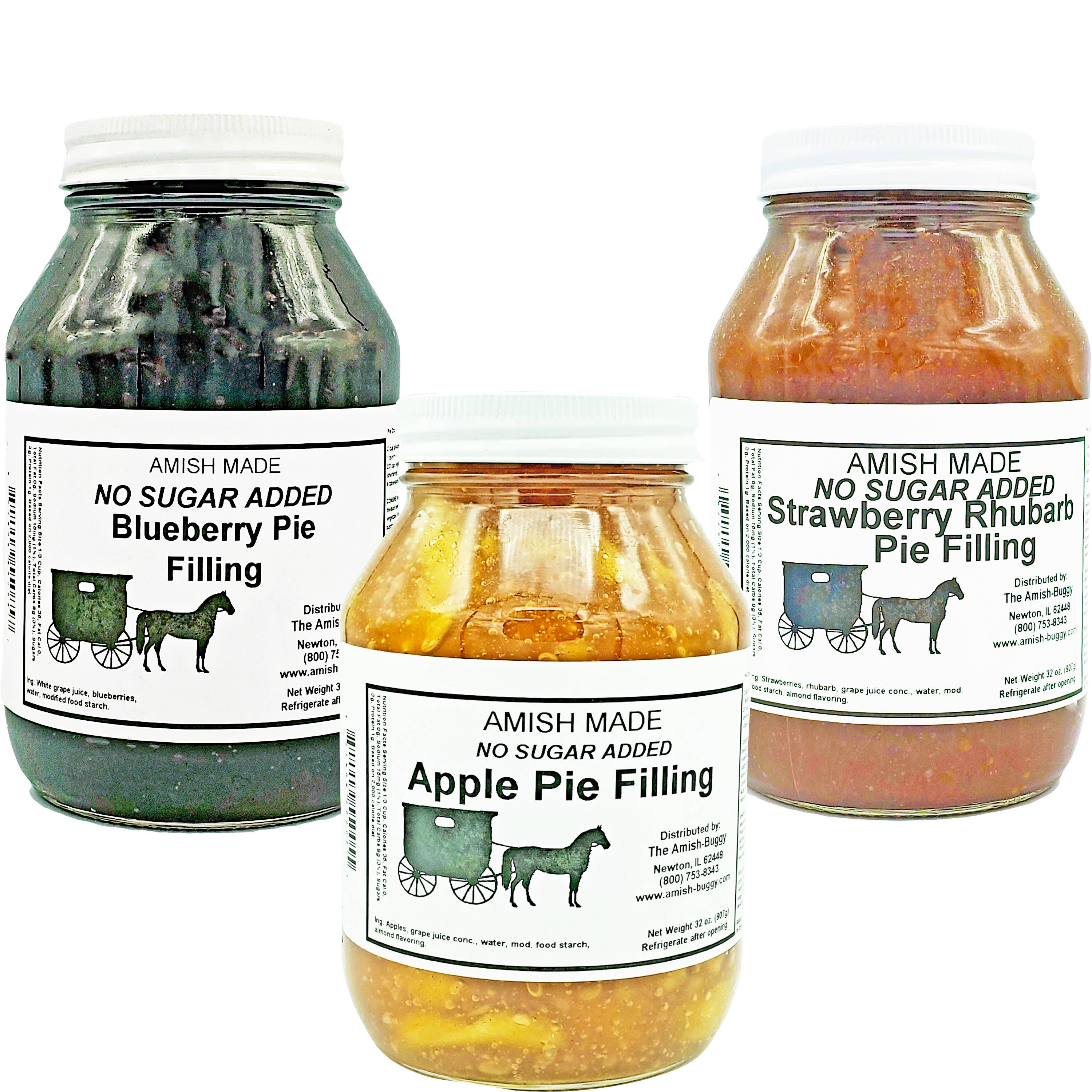 Arndt's Fudgery LLC - Wholesale Jam/Jelly - Amish Pie Filling - 32 Oz Jar13