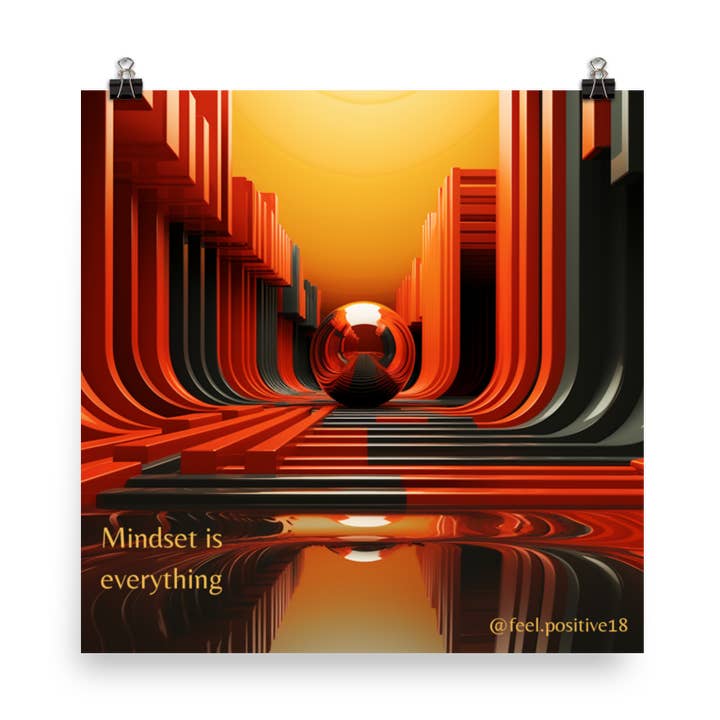 Mindset er alt kunst for engroshandel hos Feel.positive18