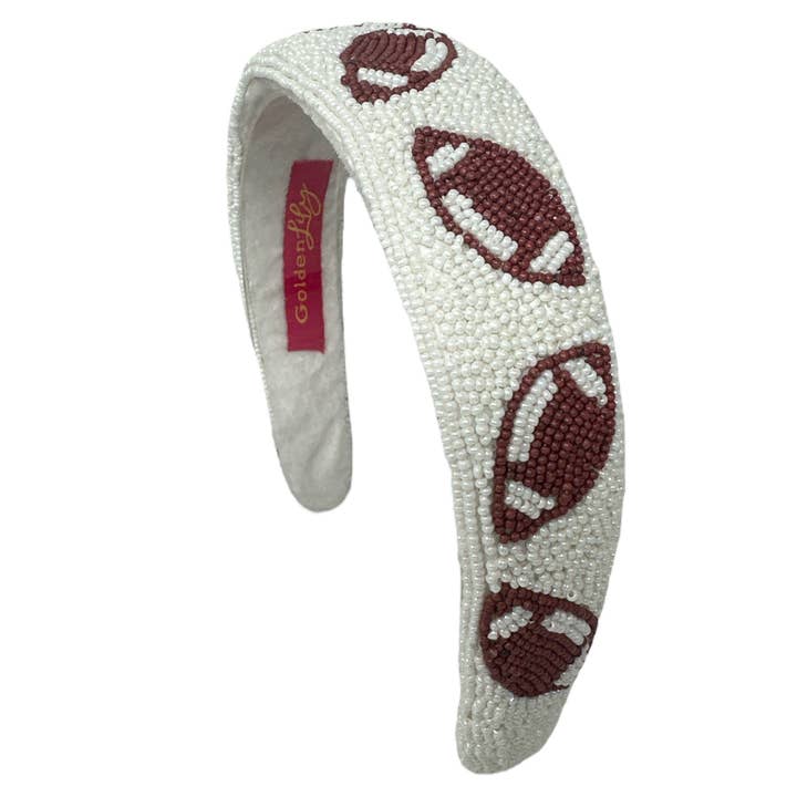 Game Day Football Headband Solid - Traditional Football for wholesale by Golden Lily