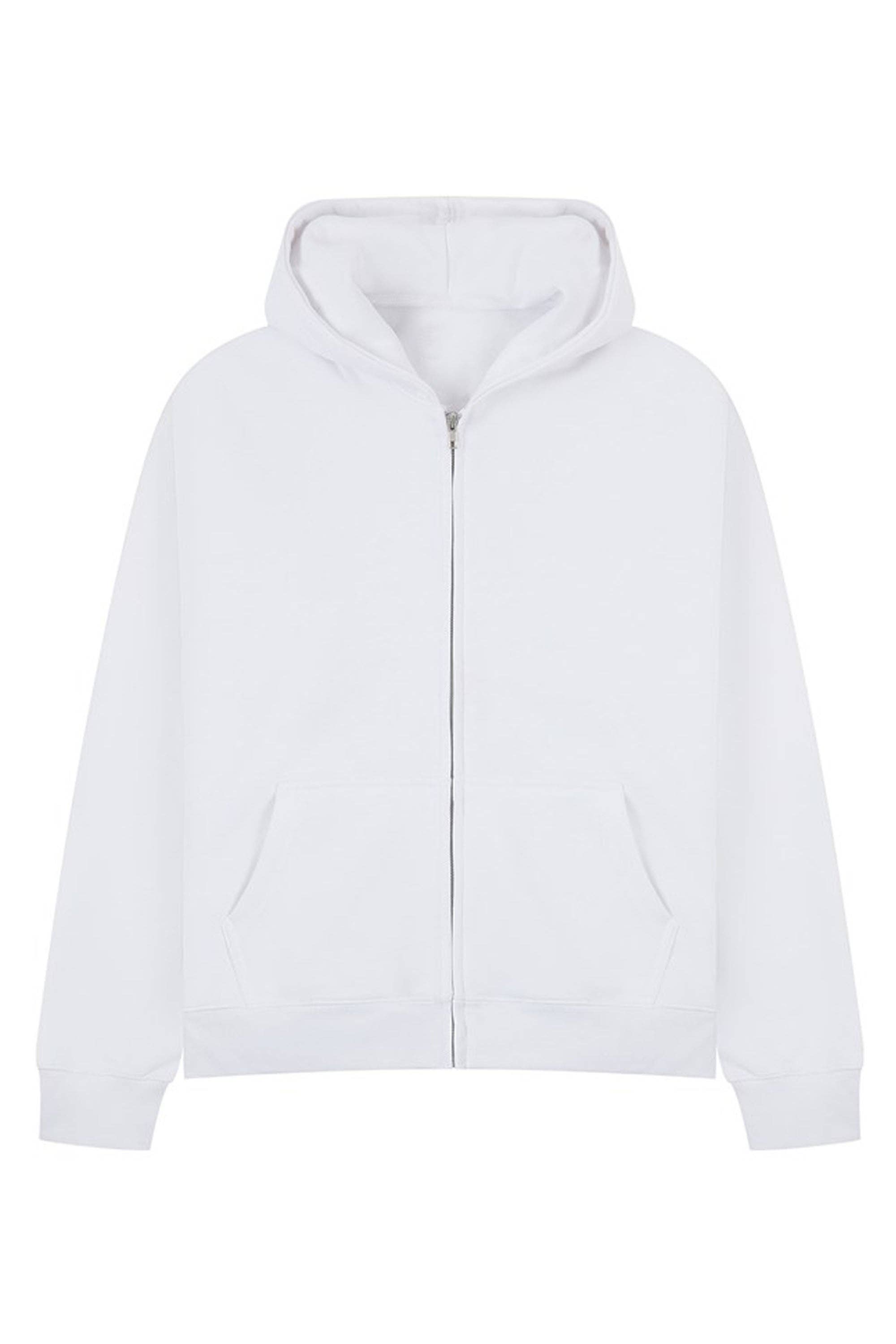 Missi Clothing – wholesale Hoodie - Unisex – 450GSM Tjock Unisex Överdimensionerad Enkel Zip Hoodie2
