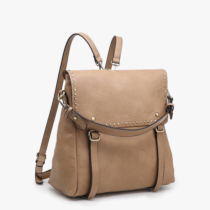 Jen & Co. - Wholesale Backpack - Women's - M2000 Indigo Backpack w/ Studded Details8