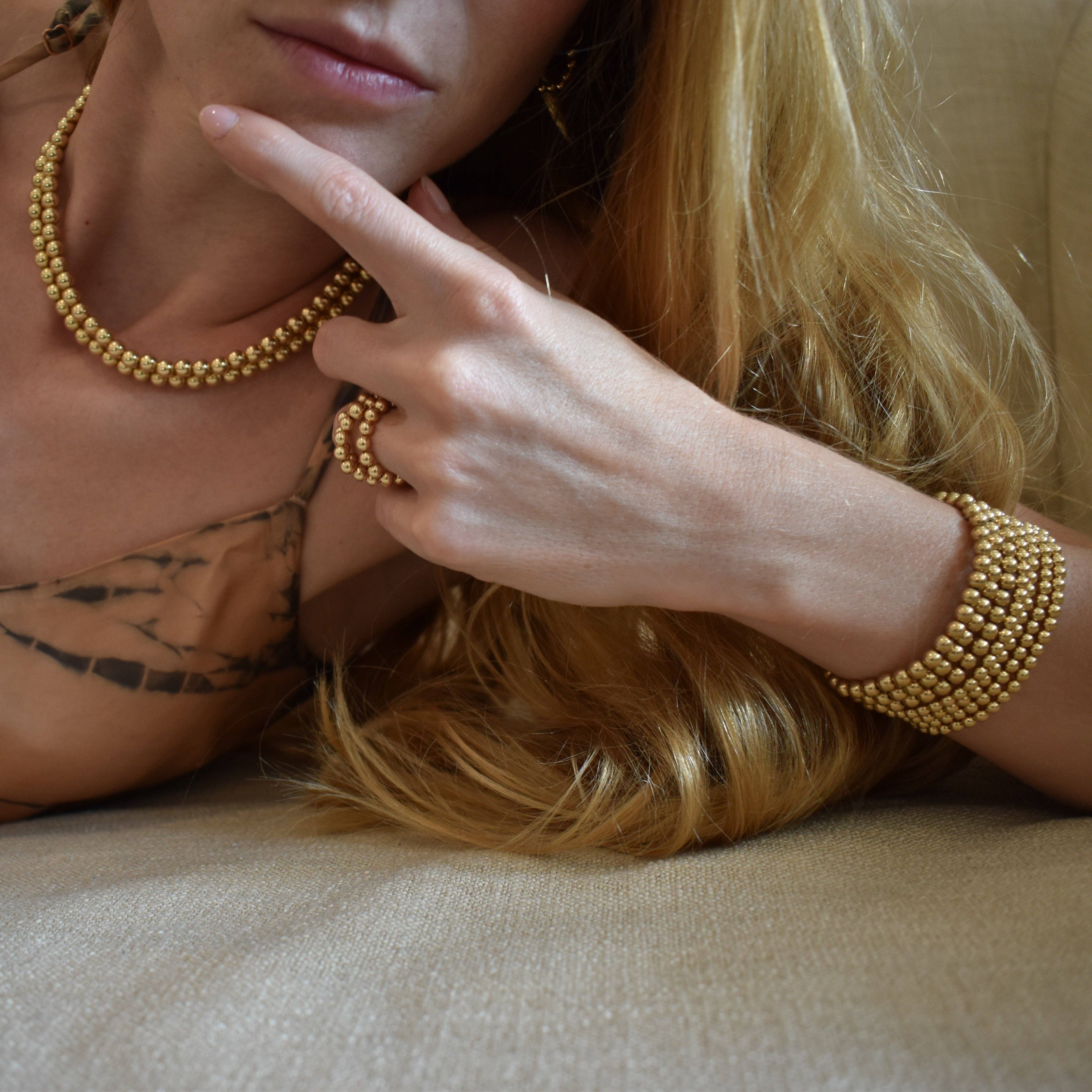 22 Jewelry - Wholesale Beaded Bracelet - KAMILLA BRACELET 5MM10