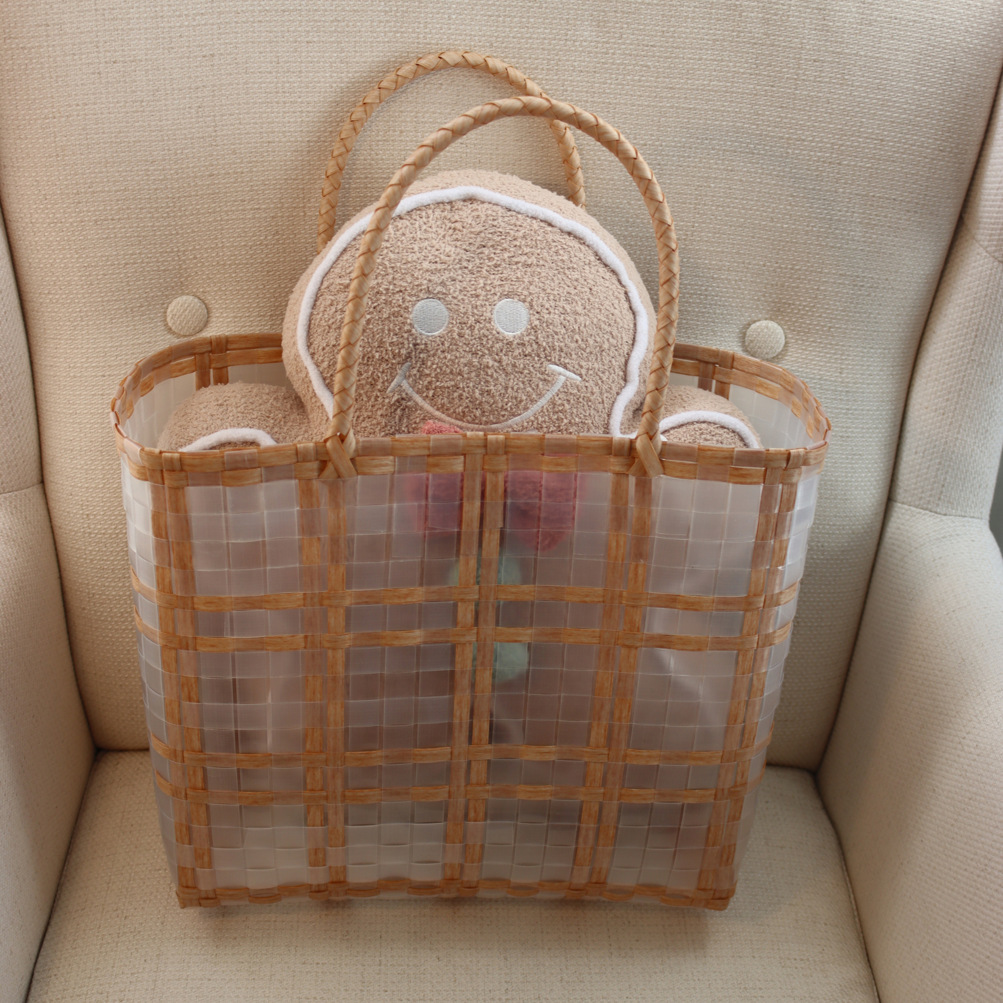 DrifWoo - Wholesale Gift Bag - Hand-Woven Christmas Gifts Basket Empty Holiday Gifts Tote3