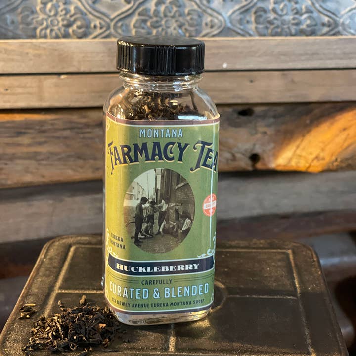 Rocky Mountain Huckleberry Tea full of flavor a best seller! for wholesale by Montana Farmacy