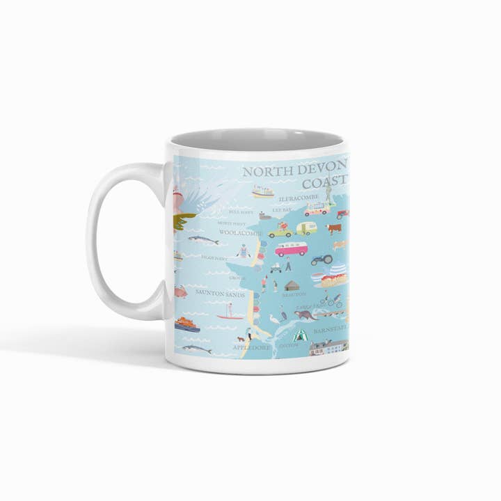 Betty Boyns Designs – wholesale Coffee mug – ILLUSTRATED MAP MUGS39