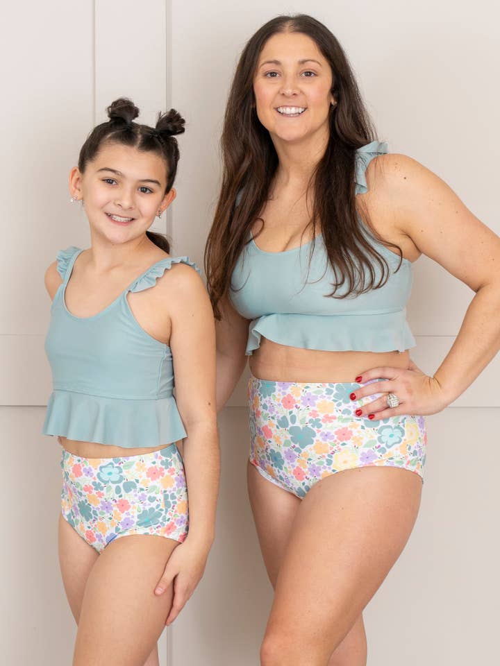 Mom & Me Poppy Doodles Swimsuit for wholesale by Marie Nicole Clothing